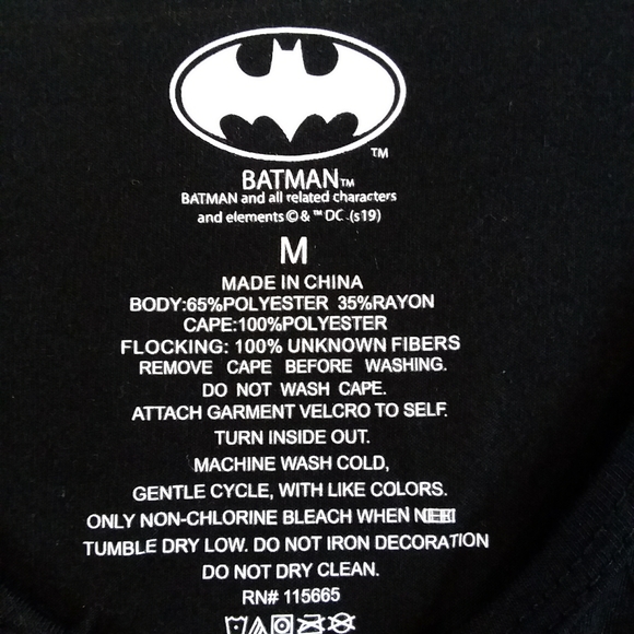 Juniors Batman Shirt - Picture 3 of 6